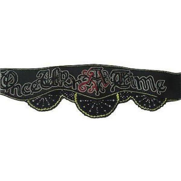 BUBA London handmade embroidered beaded crocheted wide leather belt $545-Belts-Buba-Black multi-34-40-Jenifers Designer Closet