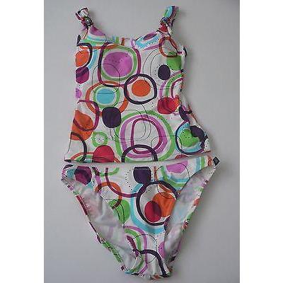 GOTTEX swimsuit tankini 6 bright colors sequins on adjustable straps 2PC HOT-Swimwear-Gottex-6-Multi-Jenifers Designer Closet