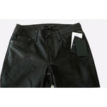DYLAN GEORGE coated denim black skinny jeans stretch designer ankle-Jeans-Dylan George-Jenifers Designer Closet