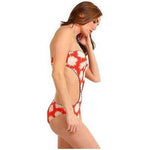MARC JACOBS XS swimsuit monokini bikini bandeau sexy runway designer-Swimwear-Marc Jacobs-XS-Multi-Jenifers Designer Closet