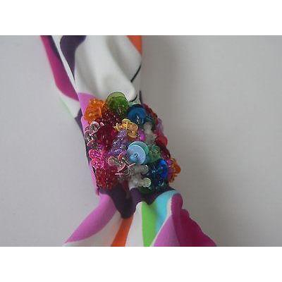 GOTTEX swimsuit tankini 6 bright colors sequins on adjustable straps 2PC HOT-Swimwear-Gottex-6-Multi-Jenifers Designer Closet
