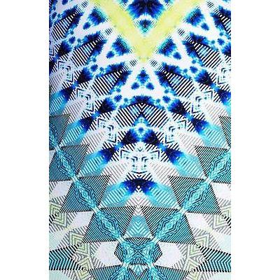 RED CARTER South Beach XS 4 designer 1PC maillot swimsuit lace-up back lime-Clothes, Shoes & Accessories:Women's Clothing:Swimwear-RED CARTER-XS-Multi-Jenifers Designer Closet