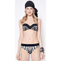 GOTTEX swimsuit bikini 10 E cup molded foam underwire adjustable straps-Swimwear-Gottex-10E cup-Black-Jenifers Designer Closet