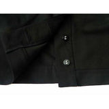 ARMANI JEANS black skirt button up 44 8 straight knee length-Skirts-Armani Jeans-44/8-Black-Jenifers Designer Closet