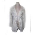 COSABELLA L white stretch lace robe swimsuit cover up heavyweight white ties-Swimwear-Cosabella-Large-White-Jenifers Designer Closet