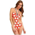 MARC JACOBS XS swimsuit monokini bikini bandeau sexy runway designer-Swimwear-Marc Jacobs-XS-Multi-Jenifers Designer Closet