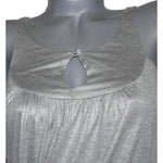SUSANA MONACO XS slinky shimmery dress silver gray sleeveless-Dresses-Susana Monaco-XS-Silver-Jenifers Designer Closet