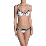 GIANFRANCO FERRE bikini swimsuit Italy black white padded underwire-Swimwear-Gianfranco Ferre-Jenifers Designer Closet