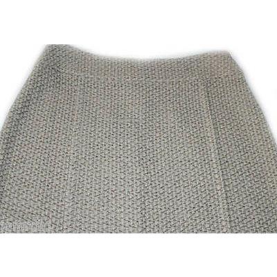 ST. JOHN Collection skirt woven career 8 $895 designer luxury-Skirts-St. John-8-tan-Jenifers Designer Closet