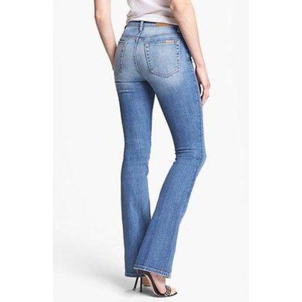 JOE'S JEANS 24/0 vintage reserve high-rise flare faded distressed retro blue-Jeans-Joe's Jeans-24/0-Blue-Jenifers Designer Closet