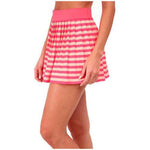 KATE SPADE M swimsuit cover up pleated skirt geranium striped $160 georgica-Swimwear-Kate Spade-Medium-Geranium-Jenifers Designer Closet