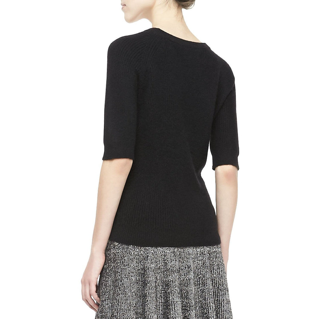 MARC JACOBS M Jen fluted sweater knit mini skirt heavy warm black white Fall-Skirts-Marc by Marc Jacobs-medium-black/white-Jenifers Designer Closet
