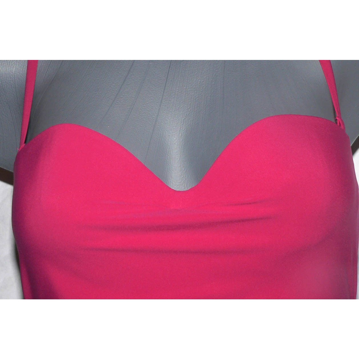 OSCAR De La RENTA swimsuit M $650 formed cups ruched 1 piece-Swimwear-Oscar de la Renta-Medium-Freesia-Jenifers Designer Closet