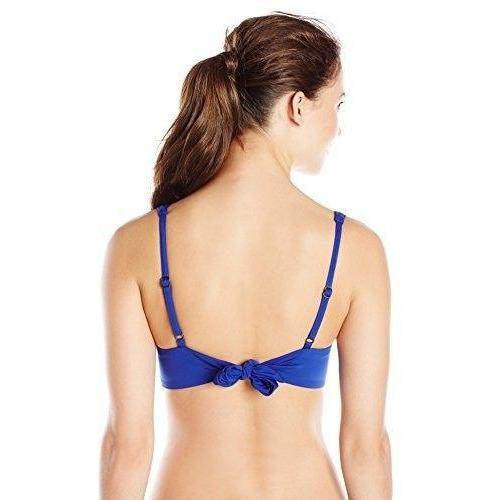 ROBIN PICCONE S swimsuit bikini 2PC cobalt blue padded ruched-Swimwear-Robin Piccone-Small-Cobalt Blue-Jenifers Designer Closet