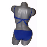 ROBIN PICCONE S swimsuit bikini 2PC cobalt blue padded ruched-Swimwear-Robin Piccone-Small-Cobalt Blue-Jenifers Designer Closet