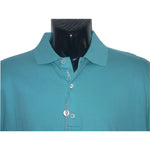 BOBBY JONES M Golf polo shirt men's green teal men's cotton-Casual Shirts-Bobby Jones-Medium-green-Jenifers Designer Closet