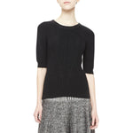 MARC JACOBS M Jen fluted sweater knit mini skirt heavy warm black white Fall-Skirts-Marc by Marc Jacobs-medium-black/white-Jenifers Designer Closet
