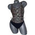 GOTTEX swimsuit 8 M tankini chain straps python snake-Swimwear-Gottex-8-multi-Jenifers Designer Closet