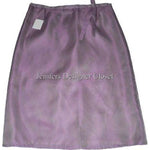 GIANFRANCO FERRE career skirt mauve pink shimmer sheen 42 6 $350-Skirts-Gianfranco Ferre-6-Mauve-Jenifers Designer Closet