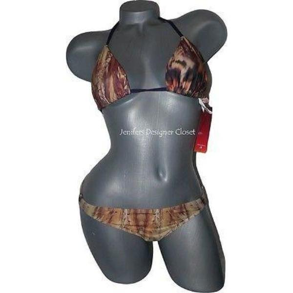 LUXE by Lisa Vogel 4 exotic bikini swimsuit-Swimwear-LUXE-4-Tan-Jenifers Designer Closet