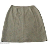 ST. JOHN COUTURE 8 skirt woven career luxury tweed $1095-Skirts-St. John-8-Natural clay-Jenifers Designer Closet