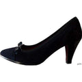 COSTUME NATIONAL navy pumps heels shoes $754 37 7 M suede leather-Heels-Costume National-37-navy-Jenifers Designer Closet