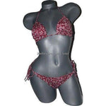 MARC JACOBS LG bikini swimsuit triangle slide skimpy floral-Swimwear-Marc Jacobs-Large-Red Currant-Jenifers Designer Closet