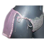 NICOLE MILLER Bra & boy Panty 2 PC set leopard pink lace-Bras & Bra Sets-Nicole Miller-Jenifers Designer Closet