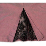 JUST CAVALLI corset skirt red glitter black lace 40 S pencil-Skirts-JUST CAVALLI-40-Red/Black-Jenifers Designer Closet