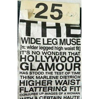 JOES JEANS Wide Leg Muse weston designer flare 25 denim blue-Jeans-Joe's Jeans-25-Blue-Jenifers Designer Closet