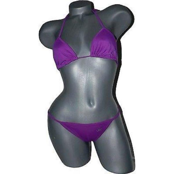 CHRISTIAN LACROIX designer bikini swimsuit logo 42-Swimwear-Christian Lacroix-42-fuschia-Jenifers Designer Closet
