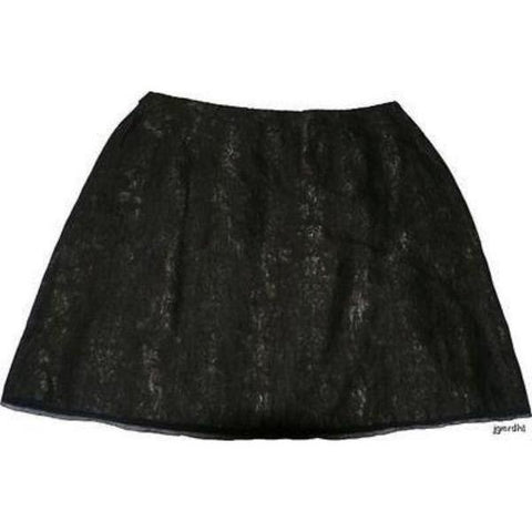 ELIE TAHARI Skirt PIA dressy cocktail career 8 $348 Jacquard shimmer-Skirts-Elie Tahari-8-Brown/metallic-Jenifers Designer Closet