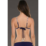 ISABELLA ROSE M low tide bikini swimsuit 2 PC macrame crochet blue-Swimwear-Isabella Rose-Jenifers Designer Closet