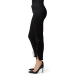 J BRAND 835 Photo Ready 24 skinny jeans organza trim black $278 evening haze-Clothing, Shoes & Accessories:Women:Women's Clothing:Jeans-J Brand-Jenifers Designer Closet