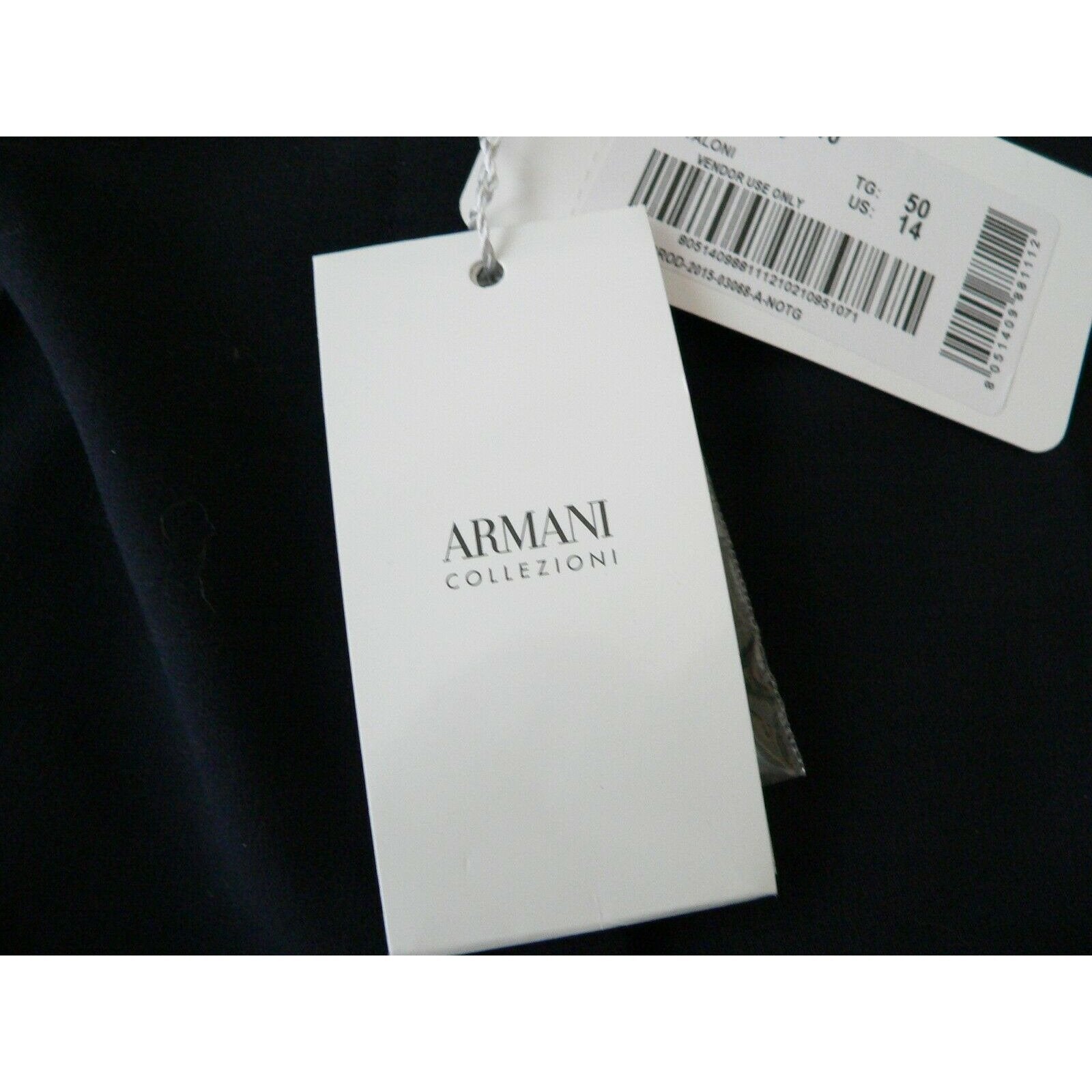 GIORGIO ARMANI COLLEZIONI Size 14 50 wool wide leg career pants slacks-Clothing, Shoes & Accessories:Women:Women's Clothing:Pants-Armani Collezioni-Jenifers Designer Closet