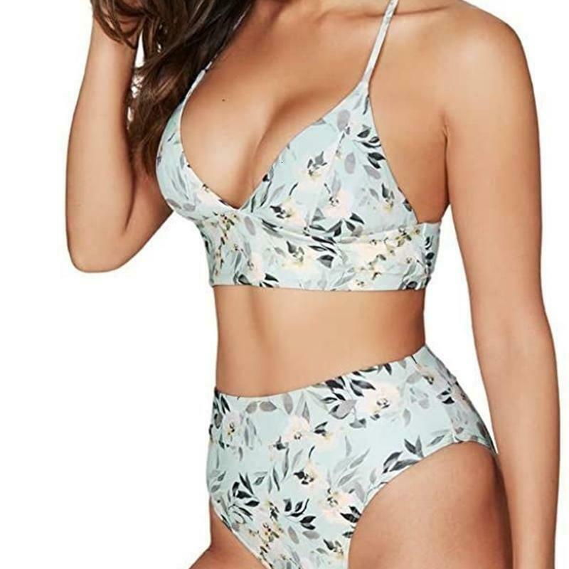 CIKADA Australia US 4 AU 8 Nip Tuck bikini swimsuit floral 2 piece baby blue