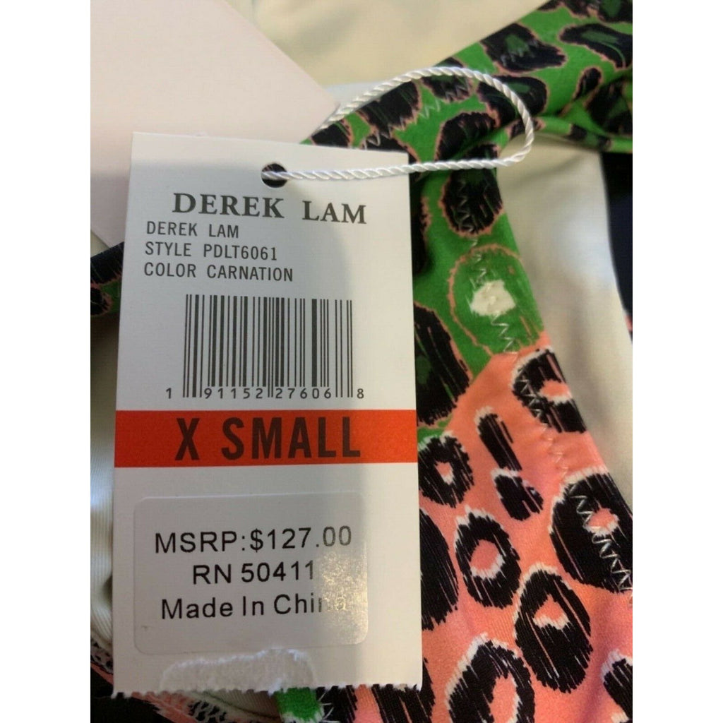 DEREK LAM 10 Crosby bikini bottom XS U-wire leopard design-Clothing, Shoes & Accessories:Women's Clothing:Swimwear-10 Crosby Derek Lam-XS-Carnation-Jenifers Designer Closet