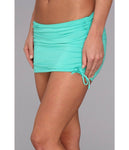 BADGLEY MISCHKA 8 swimsuit skirted bikini mint adjustable coverage bottoms