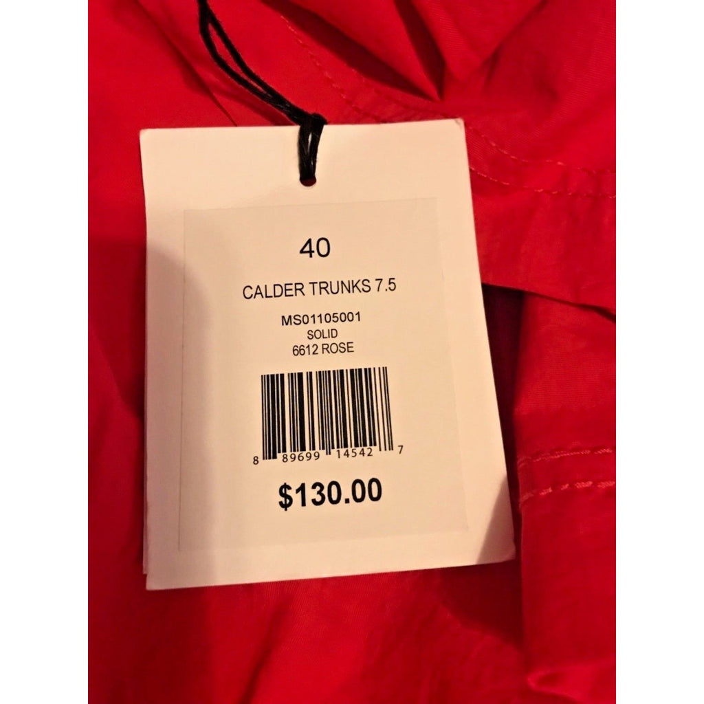 ONIA men's Calder 40 board shorts swim trunks swimsuit true red $130-Clothing, Shoes & Accessories:Men's Clothing:Swimwear-Onia-40-Red-Jenifers Designer Closet