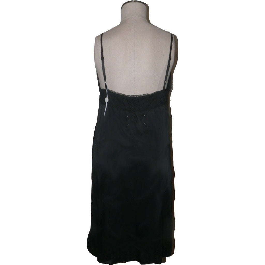 MAISON MARTIN MARGIELA 42 6 black slip dress with lace runway Italy-Clothing, Shoes & Accessories:Women's Clothing:Dresses-Maison Martin Margiela-42/6-Black-Jenifers Designer Closet