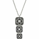 BRIGHTON Bougado silver & Swarovski crystal pendant necklace - Jenifers Designer Closet