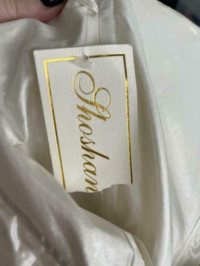 SHOSHANNA dress 10 metallic gold strapless holiday prom cocktail homecoming