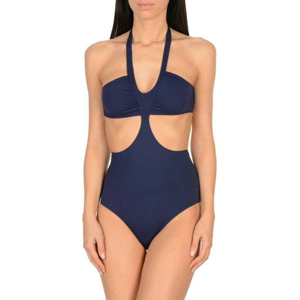 ALBERTINE 0 2 swimsuit one-piece maillot navy cutout monokini-Clothing, Shoes & Accessories:Women:Women's Clothing:Swimwear-Albertine-2-Blue-Jenifers Designer Closet
