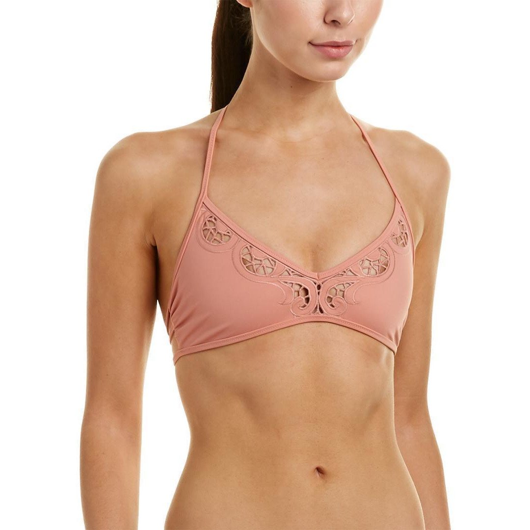 TORI PRAVER Leona Isla XS bikini swimsuit Bali Pink 2PC set crochet-Clothing, Shoes & Accessories:Women's Clothing:Swimwear-Tori Praver-XS-Bali pink-Jenifers Designer Closet