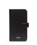 TUMI Folio Wallet Case iPhone 14 PRO leather cellular cover magnet cards
