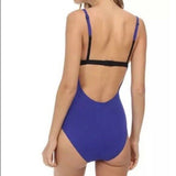 PROENZA SCHOULER SM one-piece swimsuit cobalt blue 1pc maillot