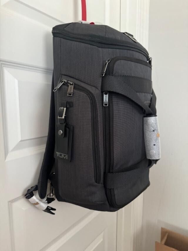 TUMI Hedrick EVANSTON hybrid backpack/duffel bag carry-on charcoal luggage
