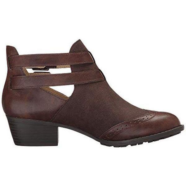 JAMBU JBU boots booties 7 37 ankle brown vegan suede & leather memory foam-Clothing, Shoes & Accessories:Women's Shoes:Boots-Jambu JBU-37/7-Brown-Jenifers Designer Closet