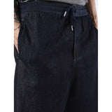 Diesel men's denim shorts Small $168.00 dark blue jeans wash elastic waist-Clothing, Shoes & Accessories:Men's Clothing:Shorts-Diesel-Small-Dark Blue-Jenifers Designer Closet