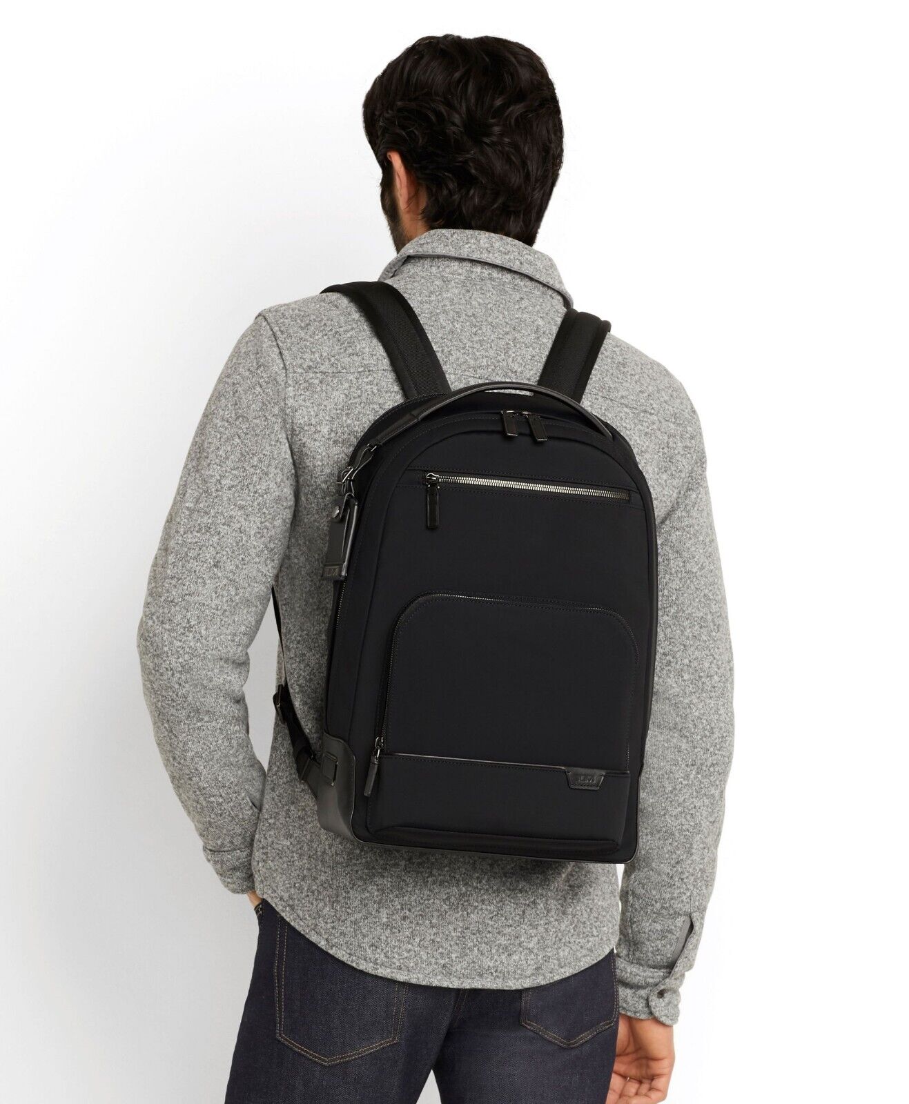 TUMI Harrison Warren Backpack black carry-on laptop bag travel business
